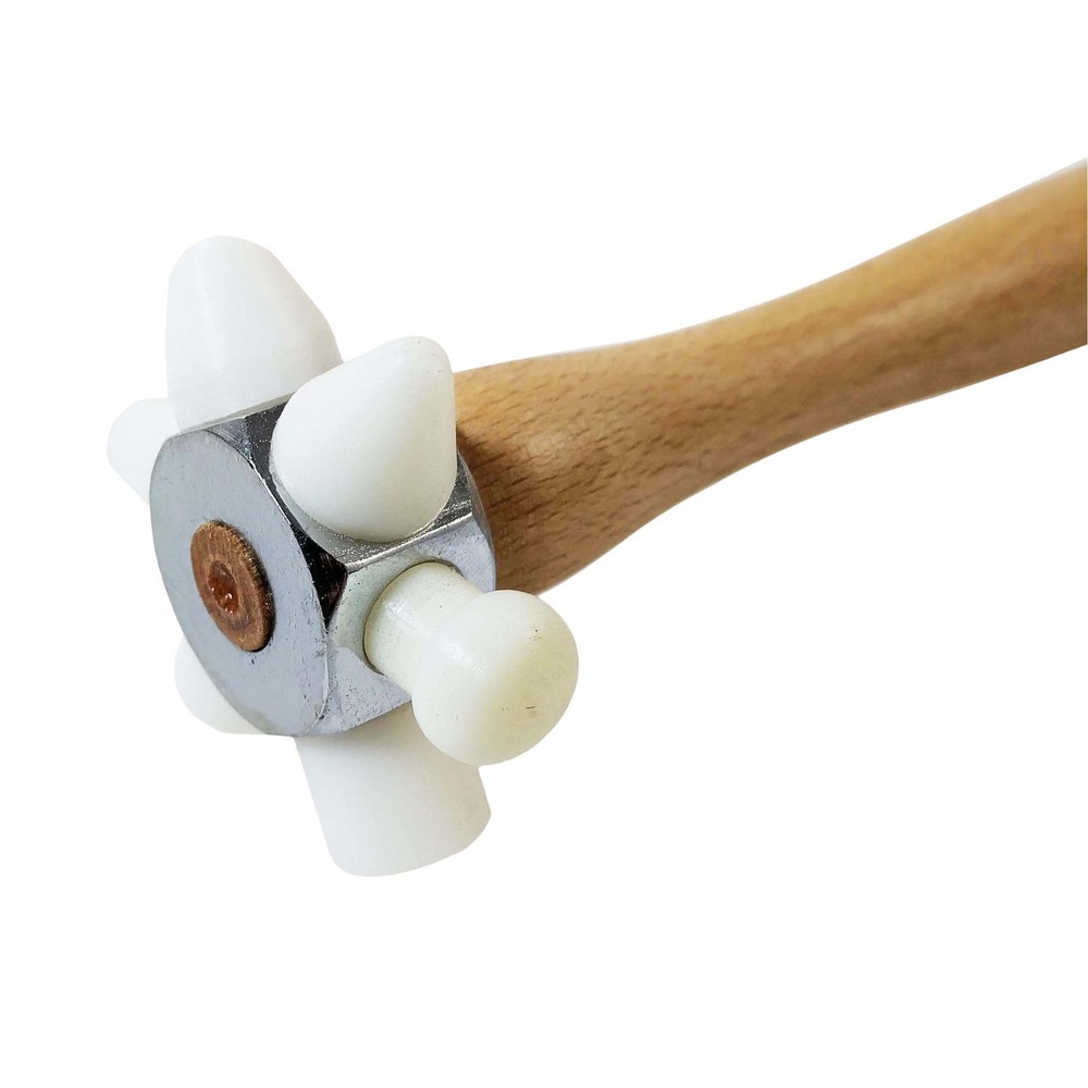 Universal Tool 6 in 1 Multi-head Nylon Hammer