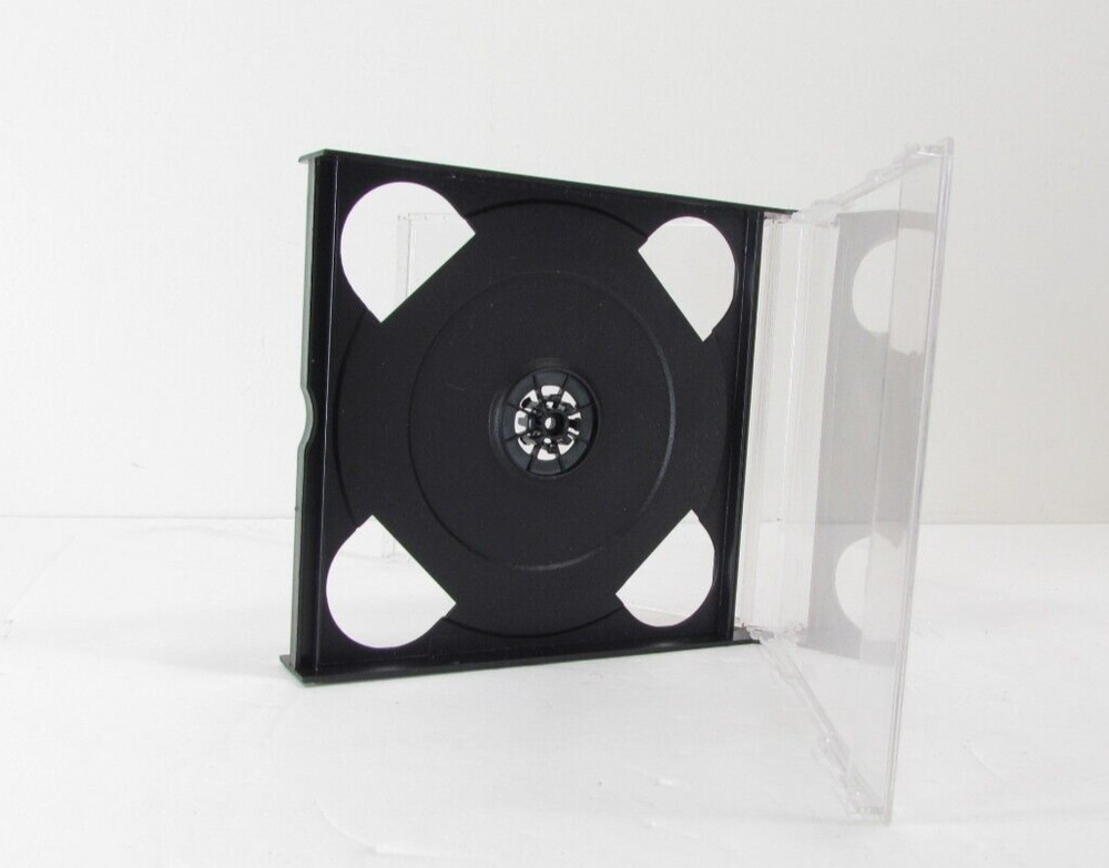 DVD, CD Video Game Dual Double 2-Disc CD Video Game Replacement Case Holder