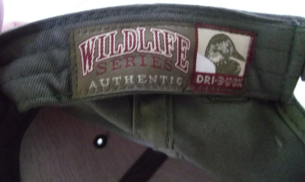 Dri Duck Hat Cap Baseball Wildlife Series Authentic OSFM Adjustable Hook & Loop