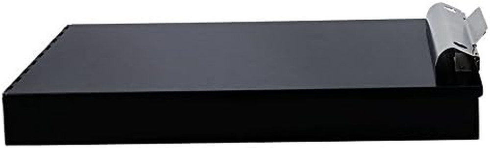 Durable Metal Clipboard with Storage Compartment, Letter Size, Black