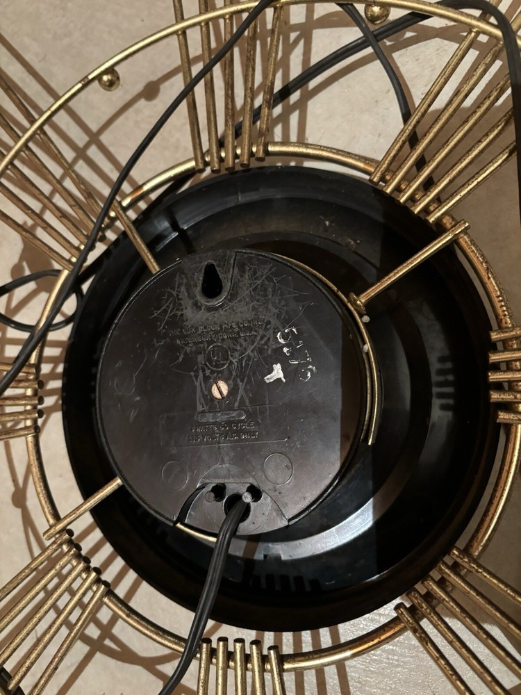 Mid Century Modern Lux Sunburst Clock