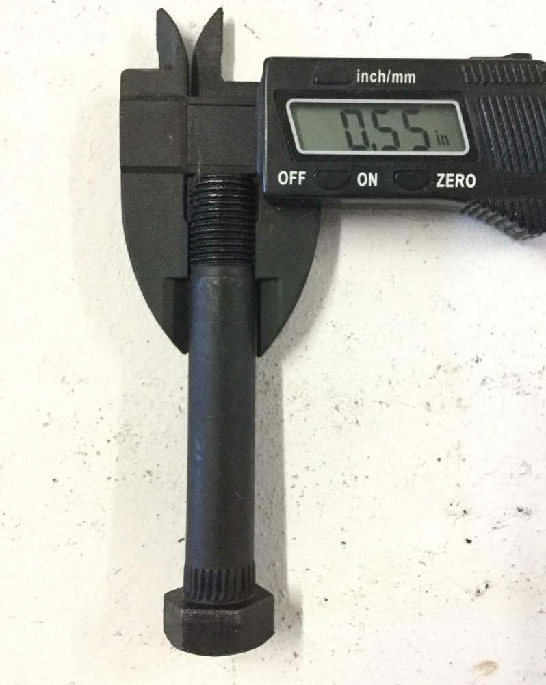 (4) Trailer leaf spring shackle bolts 9/16"-18 x 3-1/2" w/ lock nuts Boat cargo