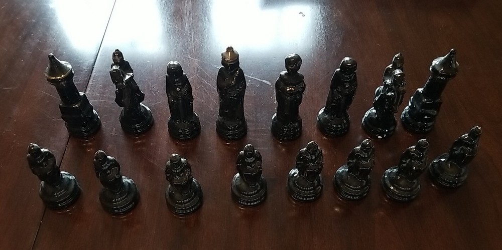 Renaissance Chess Pieces, Ceramic