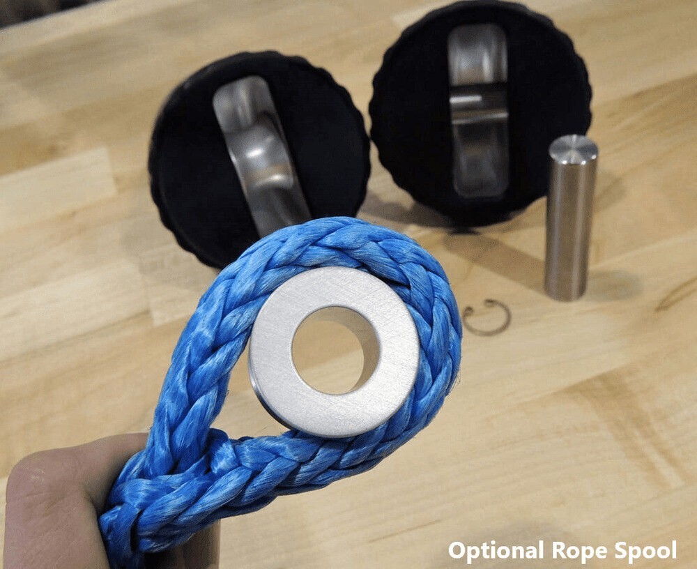 Factor 55 Flat Link XTV Blue Rope Guard & Rope Spool