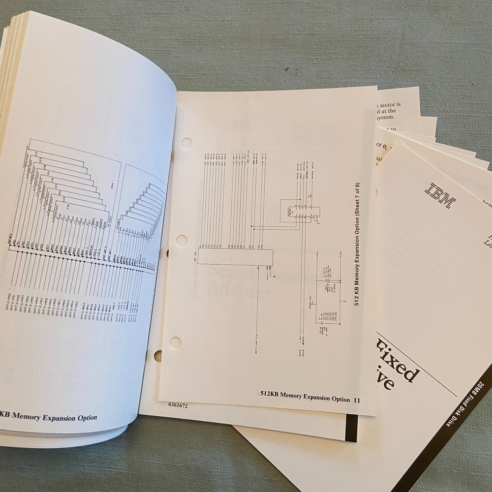 IBM PC Hardware Reference Library Technical Reference Options Adapters Vol 1 & 2
