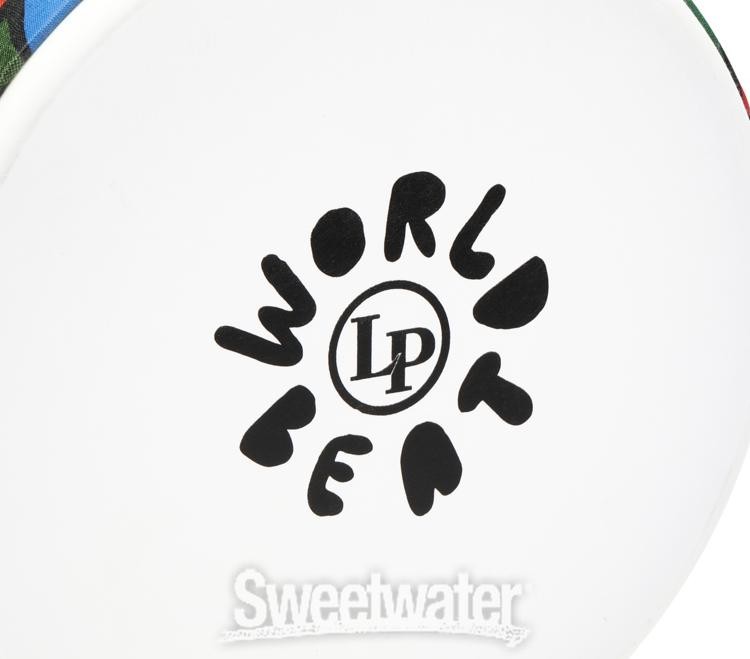 Latin Percussion World Beat Frame Drum - 12 inches, Multicolor