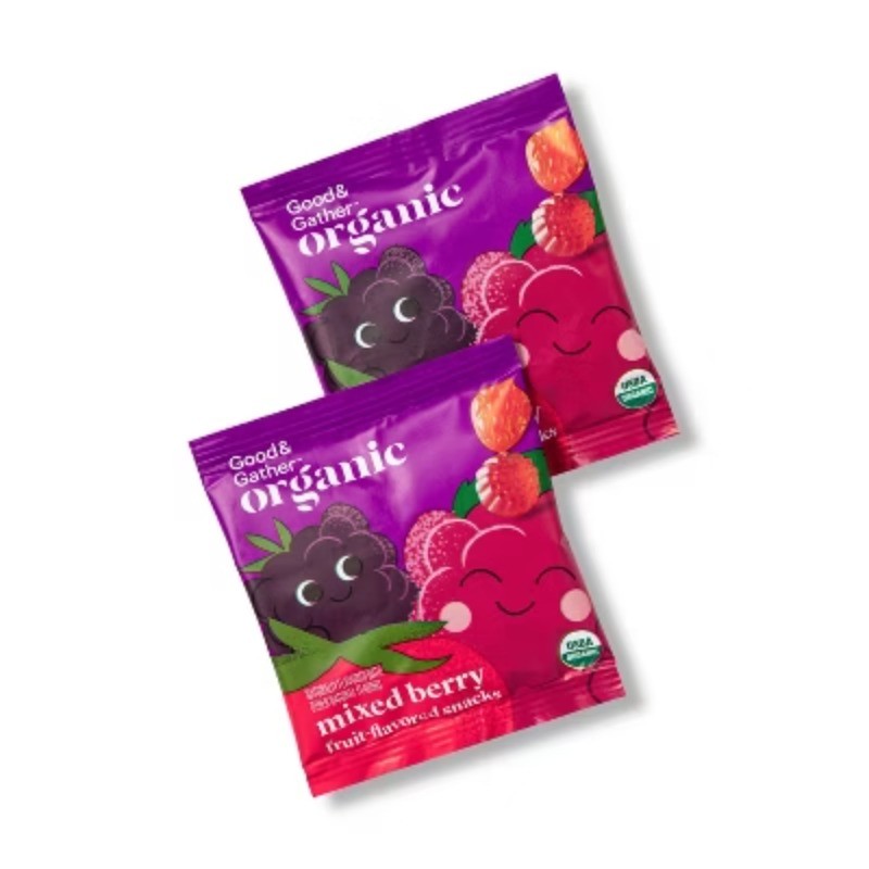 Organic Mixed Berry Fruit Snacks - 20ct