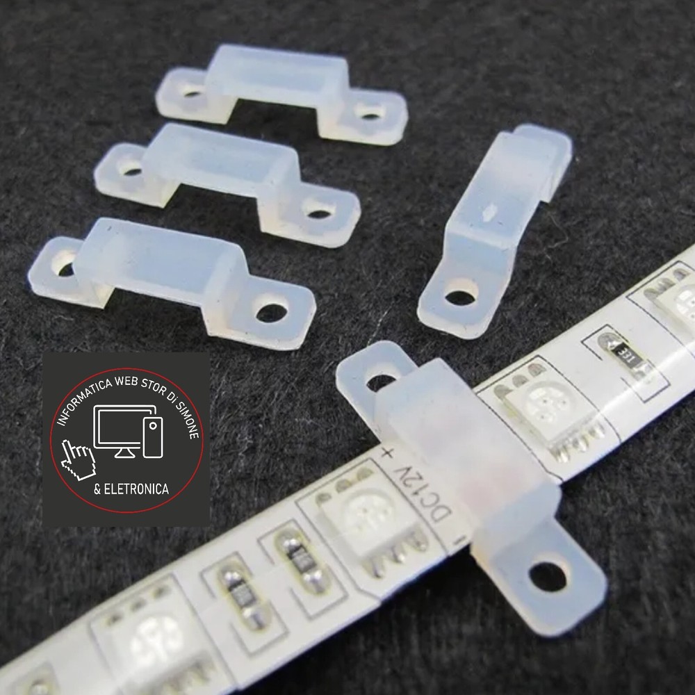 Plastic LED clip for fixings 5 pcs