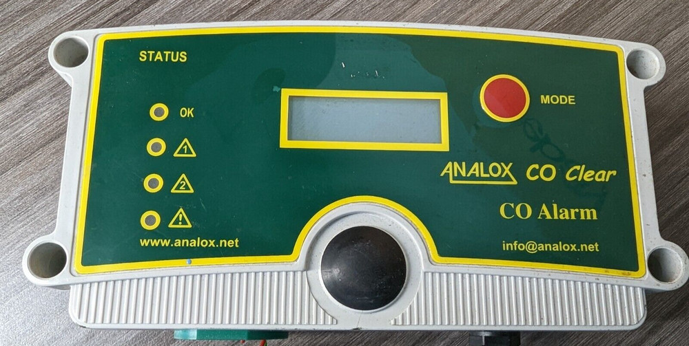 Analox CO Clear Co Alarm