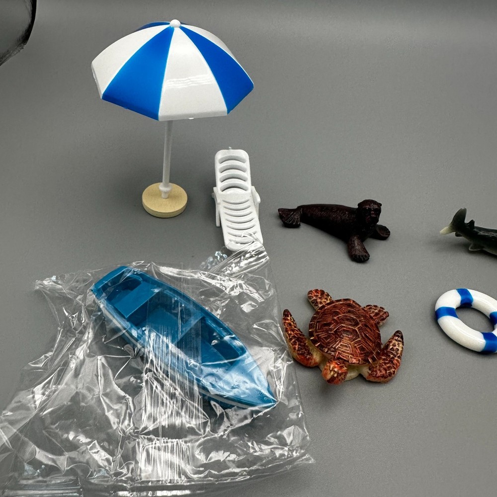 Beach Themed Miniatures (plastic)