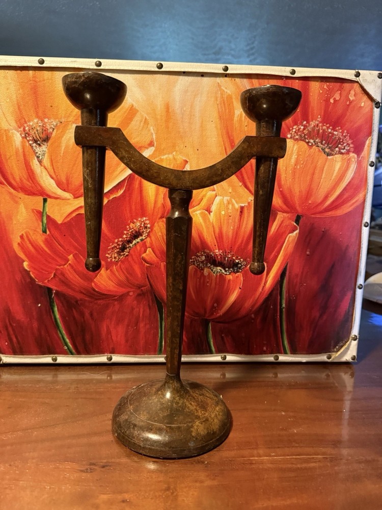1930s Art Deco Two Arm Candelabrum