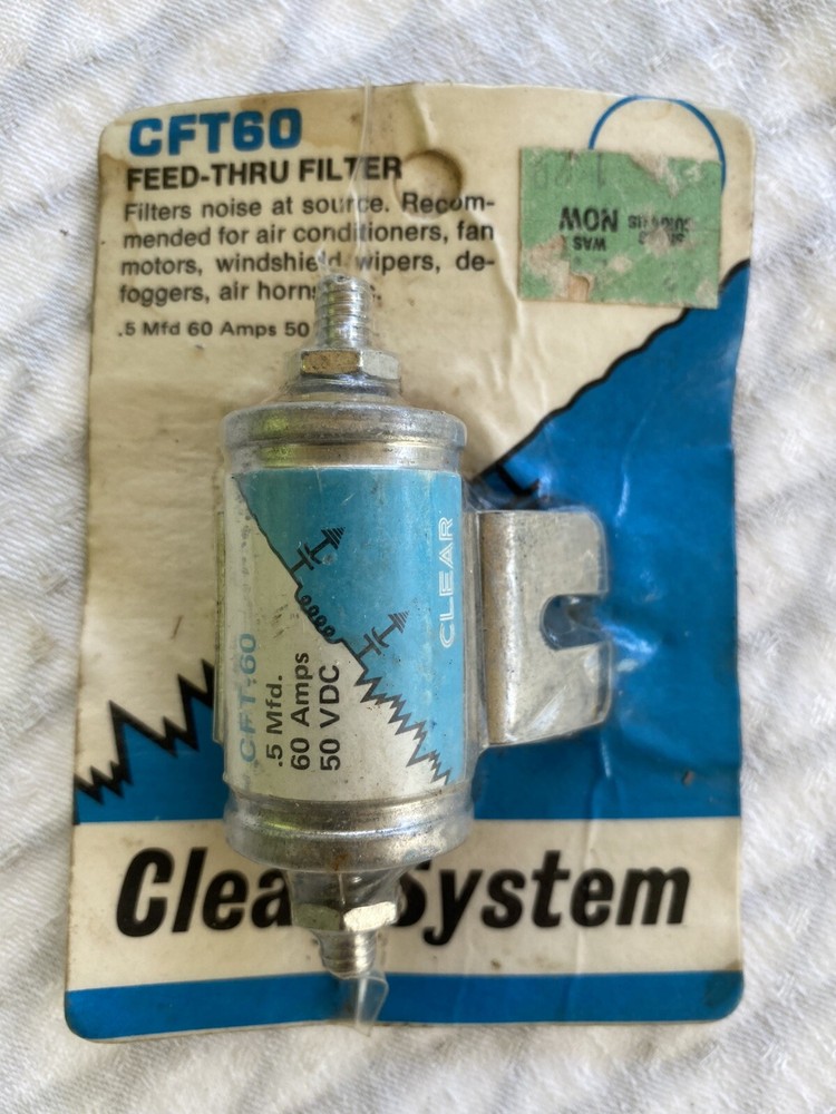 Clear System CBFT60 Feed-Thru Filter Cornell New Old Stock