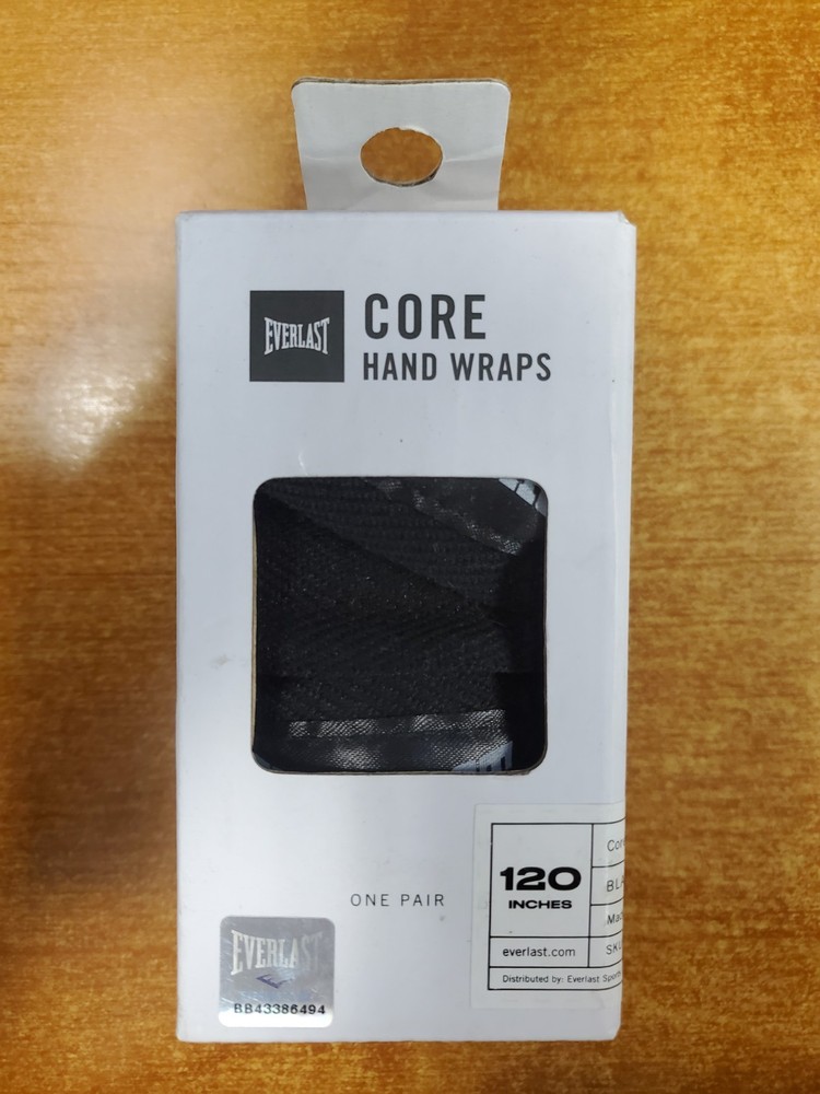 Everlast Core Handwraps 120 in. Wrist & Knuckle Support (3180) E7C