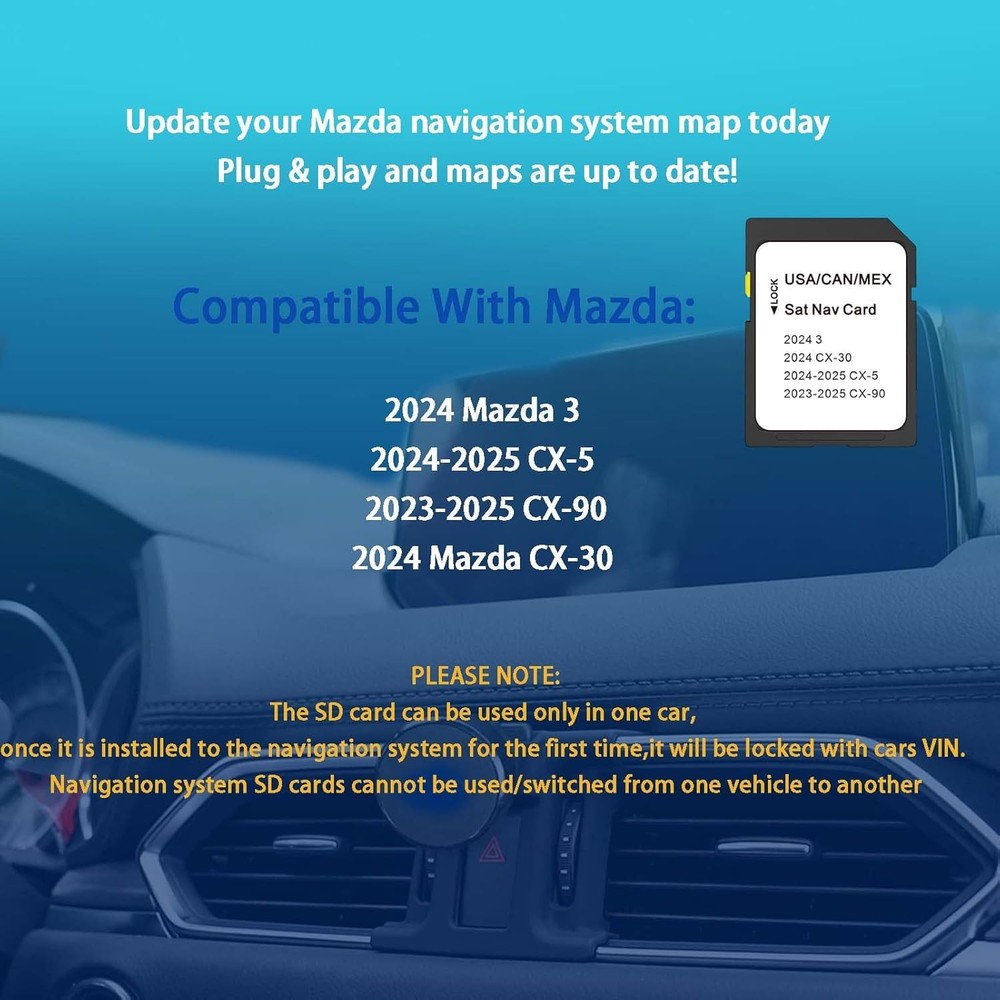 CX-5 Latest Navigation SD Card Map Update, KMV666EZ1B Accessories...