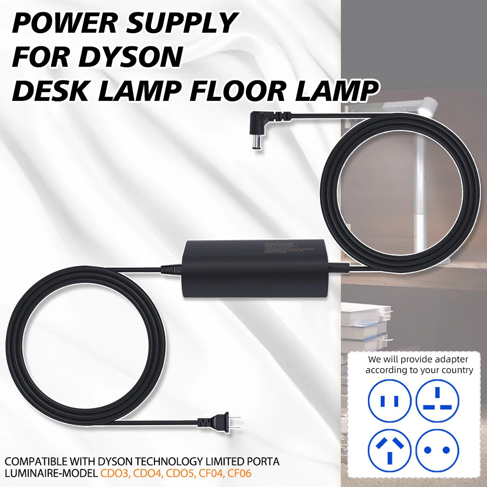 Power Supply Compatible with Dyson Solarcycle Morph Desk Light CD03 CD04 CD05 CD
