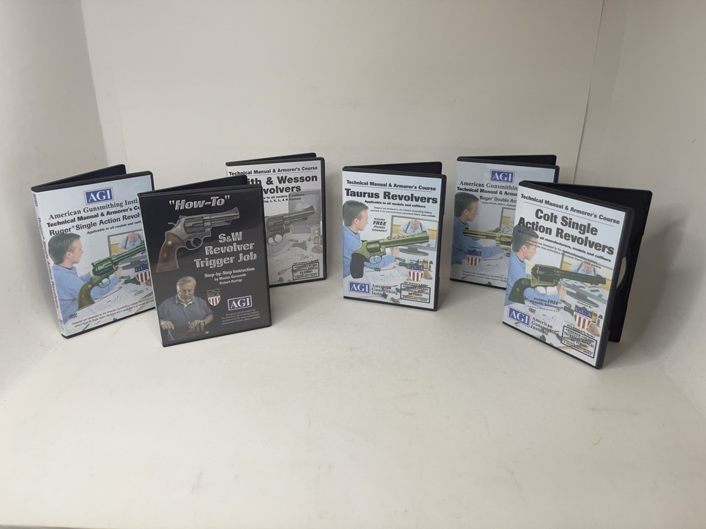 Comprehensive Revolver Armorer’s Course Bundle 6 Courses (6 DVDs)