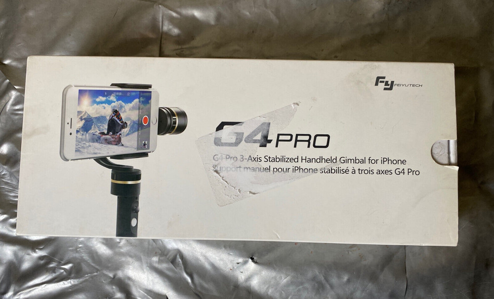 Feiyu Tech G4 Pro 3-Axis Handheld Stabilized Gimbal iPhone Android Samsung