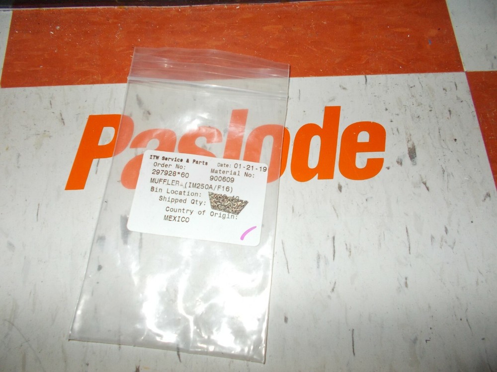 Paslode # 900609 MUFFLER (IM250A/F16)