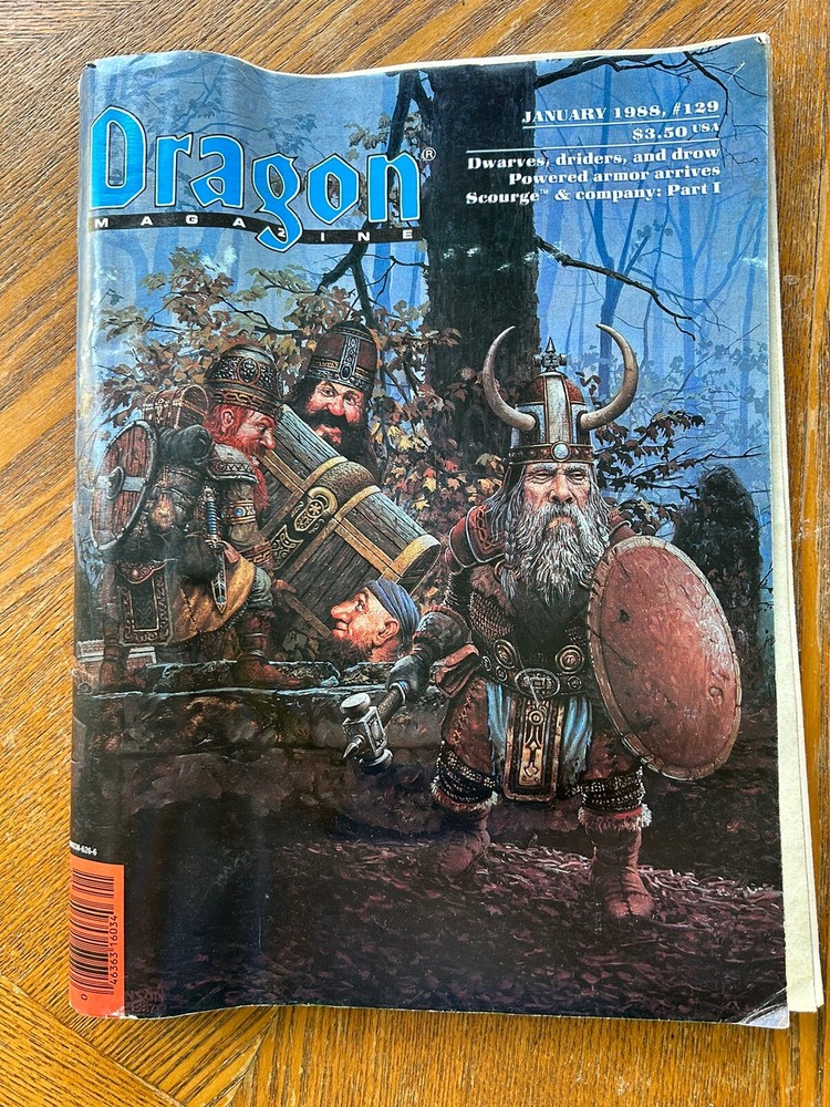 Dragon Magazine X2 #112 & #129 Preowned