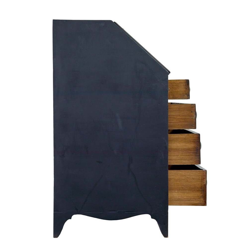 19TH CENTURY VICTORIAN PAINTED BUREAU