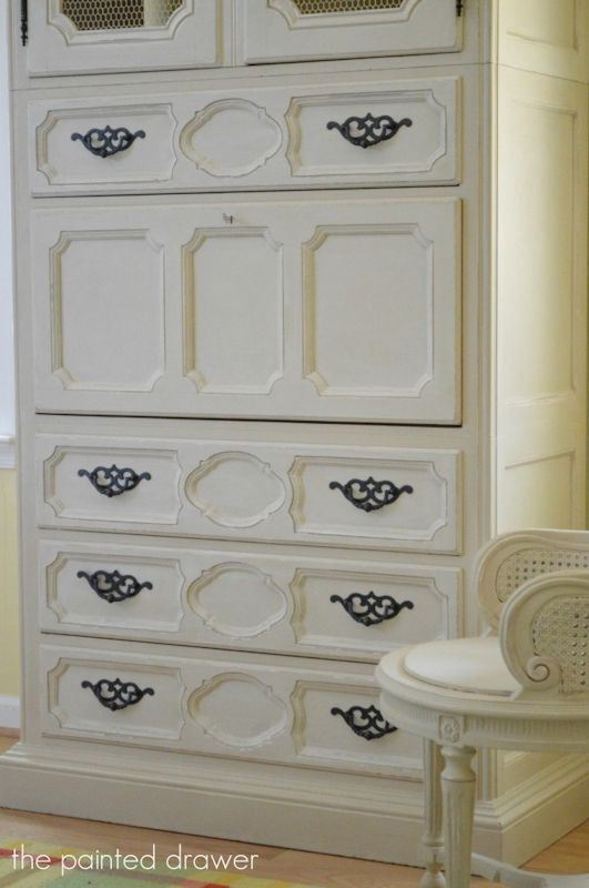 AS-IS 3-1/2" Large Old World Bail Pull Dark Antique Brass