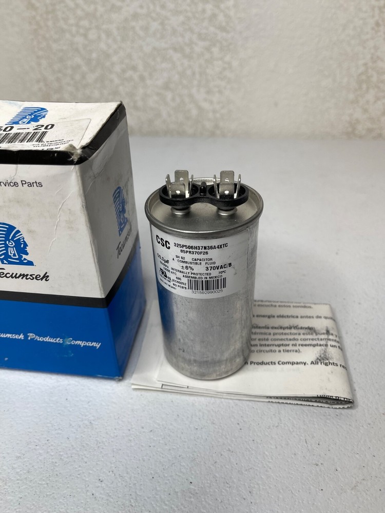 New Tecumseh K150-20 Run Capacitor
