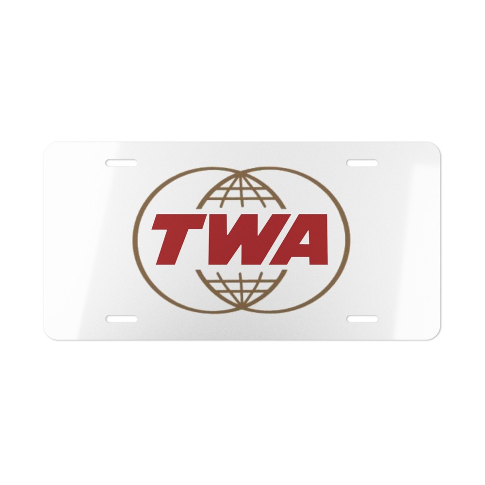 TWA - Trans World Airlines Vanity Plate
