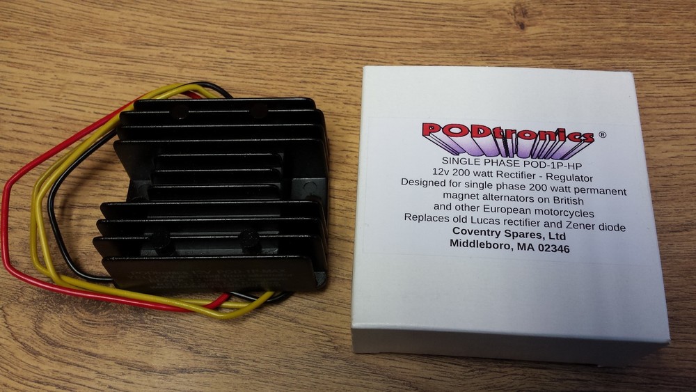 PODTRONICS 200W SINGLE PHASE RECTIFIER REGULATOR UNIT 12v - RR01/POD/200