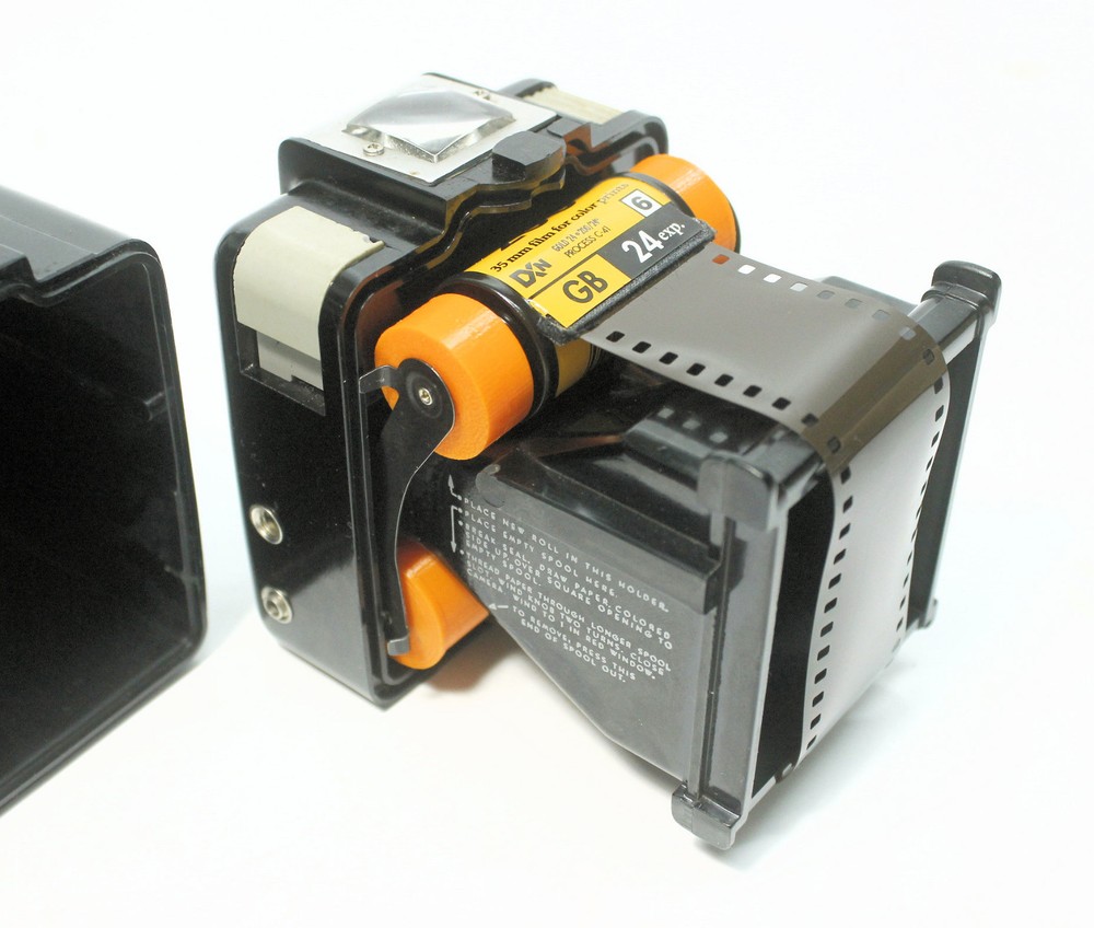 35mm to 620 Medium Format Folding/Box Camera Film Spool Adapter Set-Kit (3pcs)