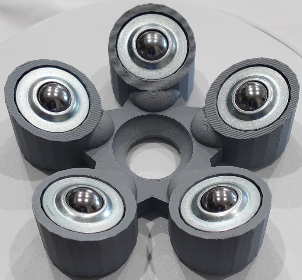 Bowling Ball Spinner Cup - Gray