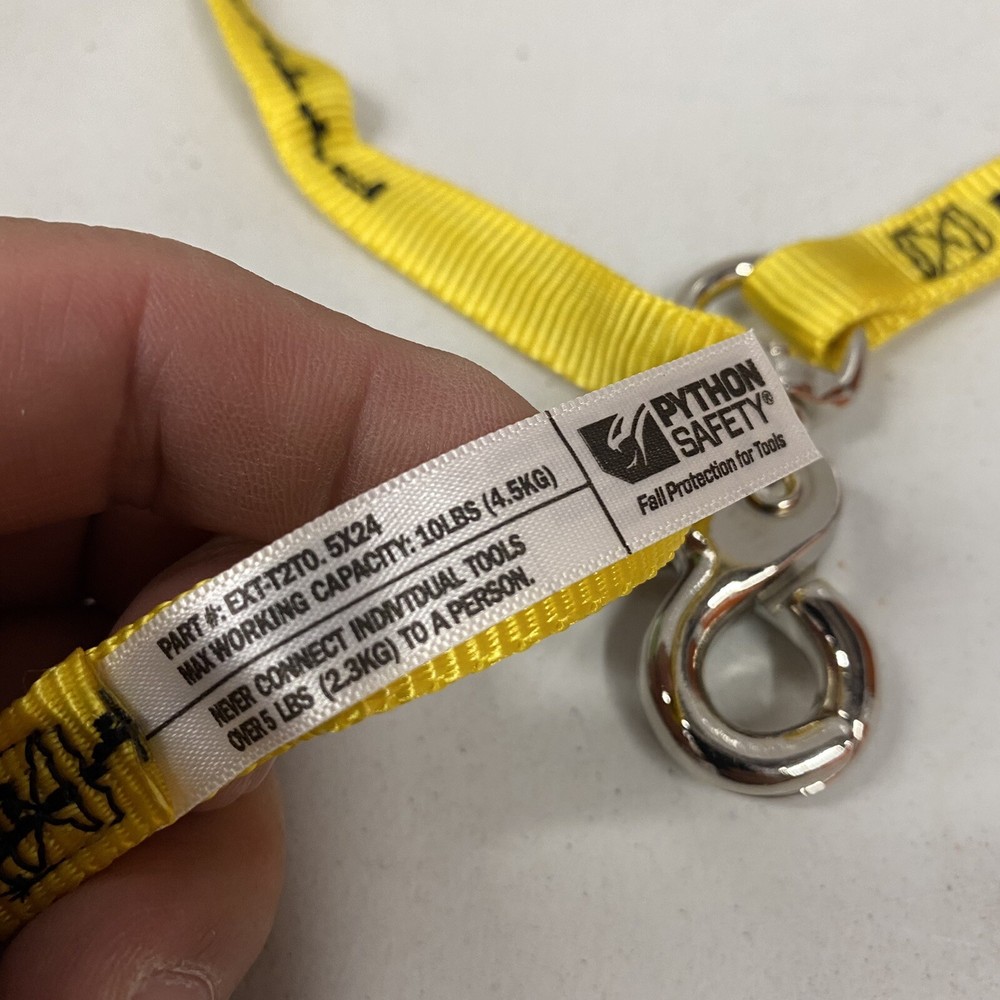 PYTHON SAFETY 1500056 TRIGGER 2 TRIGGER TOOL LANYARD .5" X 24". (T)