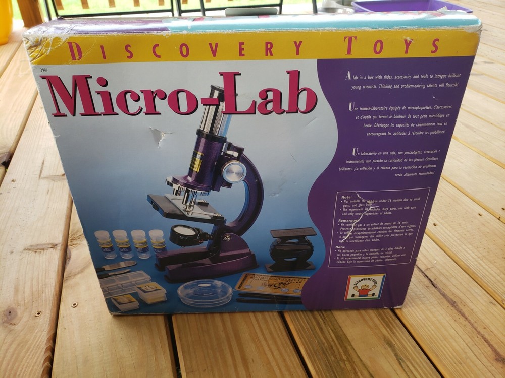 Discovery Toys Microlab / Kids Microscope and Slides Kit