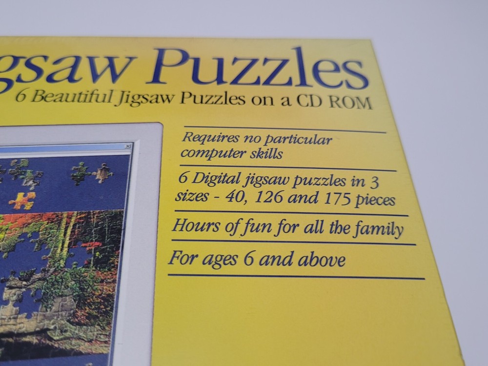 Click Jigsaw Puzzles Big Box Windows Macintosh Software CD Rom Ken Duncan NEW