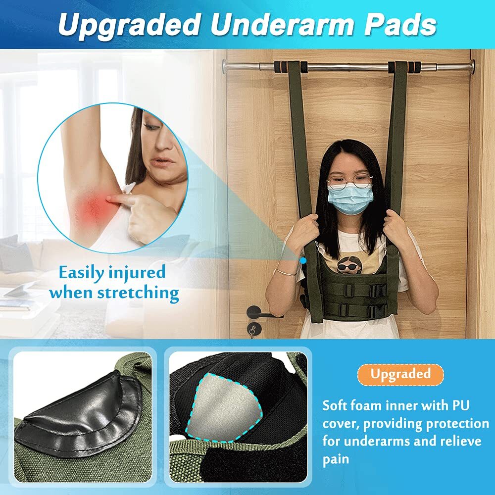 Spinal Decompression Harness Upside Down Back Stretcher for Lower Back Pain