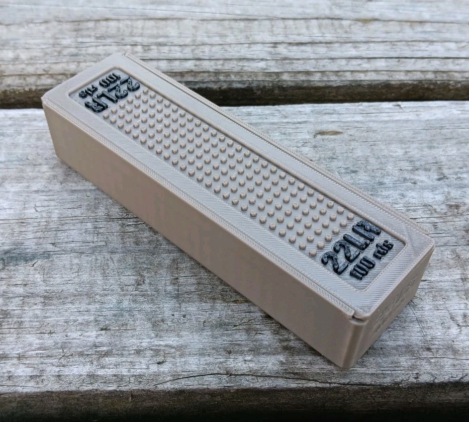 22LR Ammo Box 100rd Capacity (3 Pack)