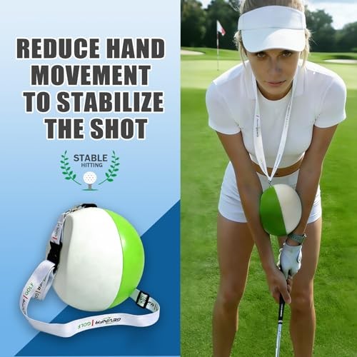 Compression Golf Swing Trainer Ball – Master Forearm Connection & Impact