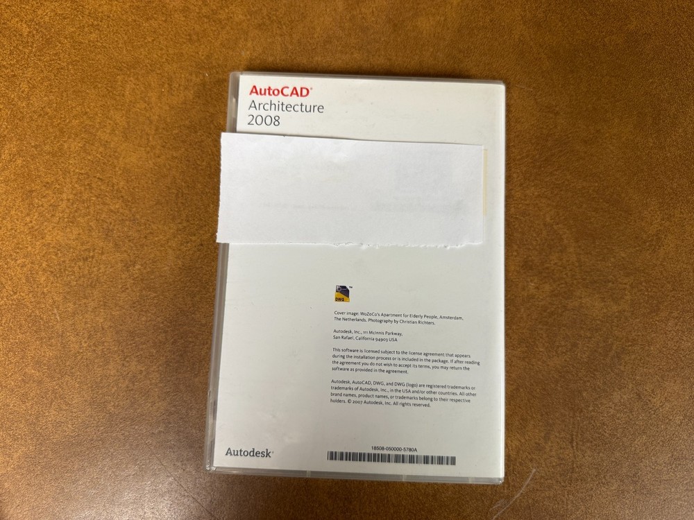 Autodesk AutoCAD Architecture 2008 Disc (DVD only)