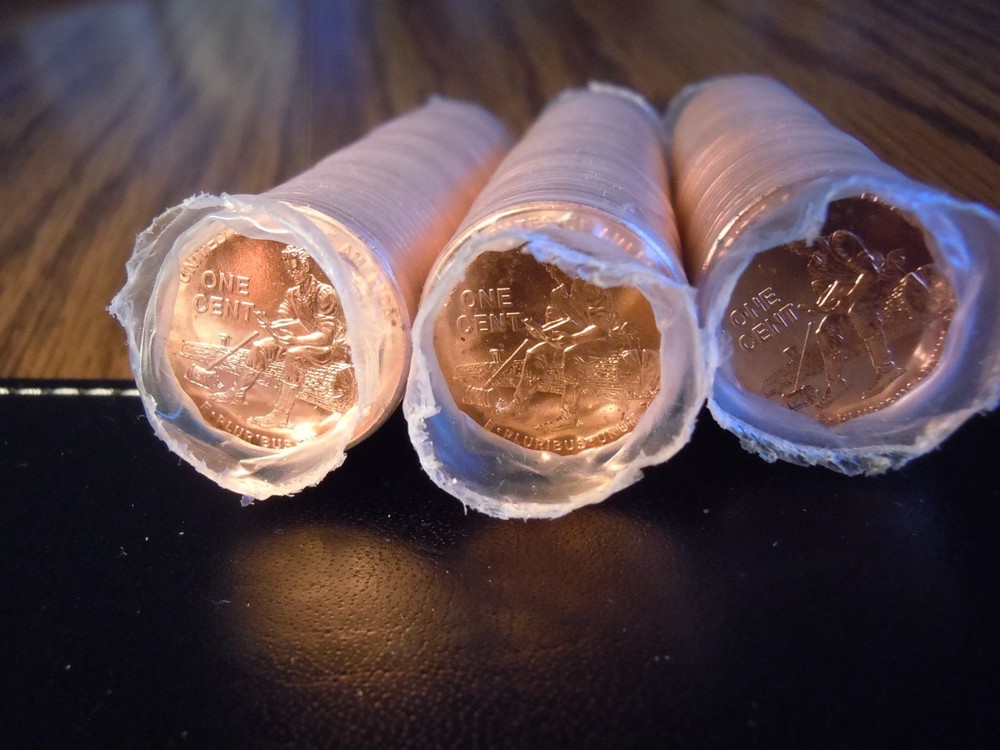 3 -2009-P Lincoln Cent Rolls "FORMATIVE YEARS"  Uncirculated Original Rolls