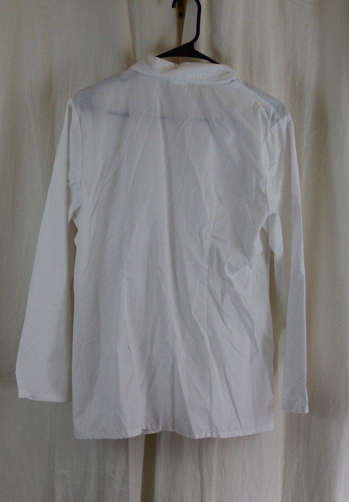 Dickies Womens Lab Coat White Size Medium