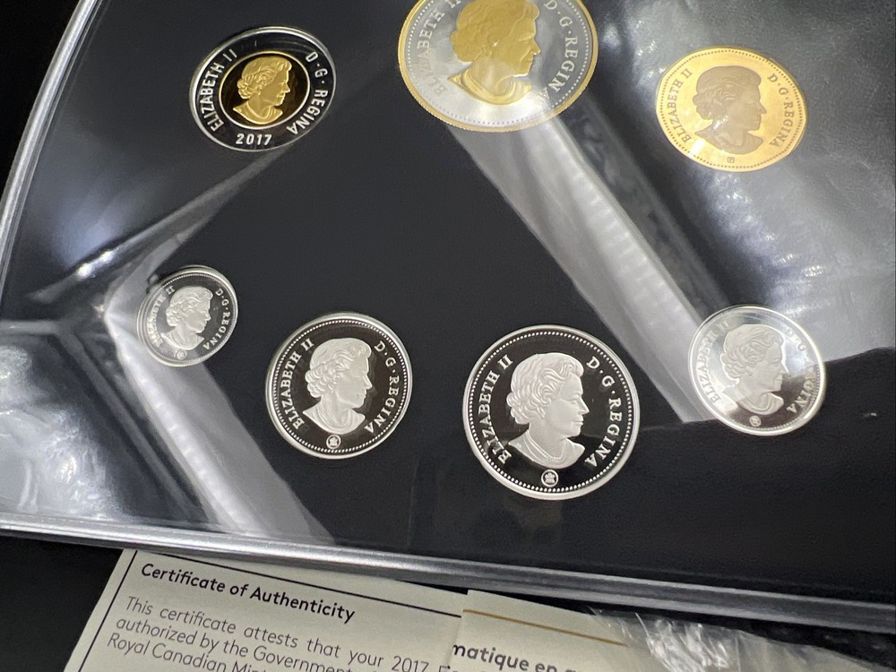 2017 Canada Confederation Silver Proof Set w/ Box & COA sku#b
