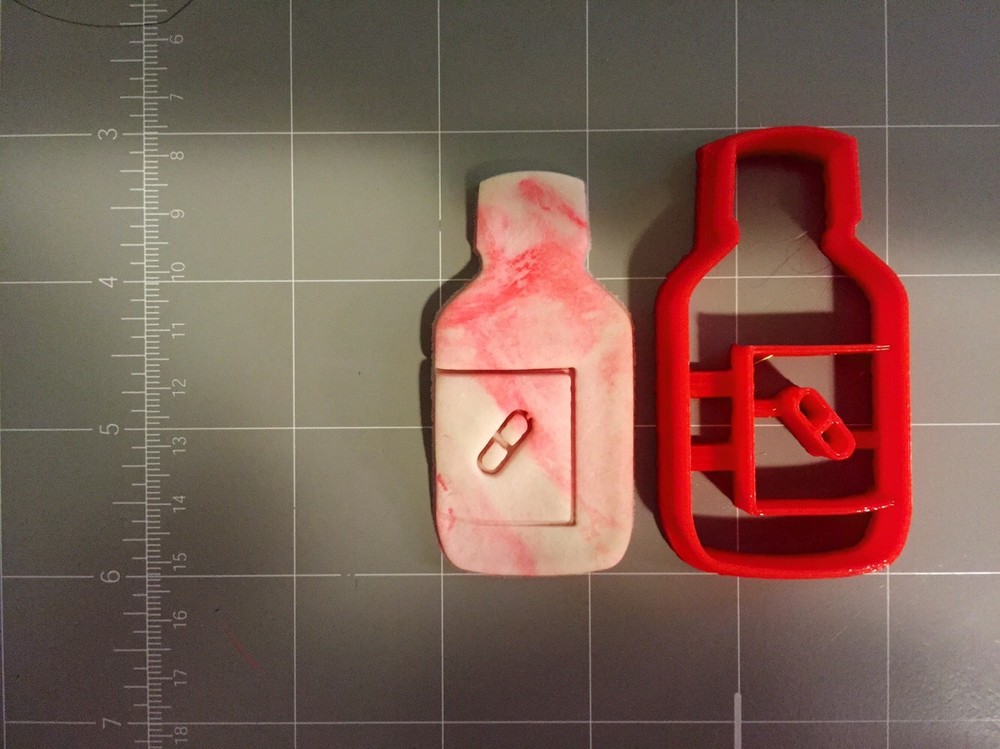 Medicine Bottle Cookie Cutter