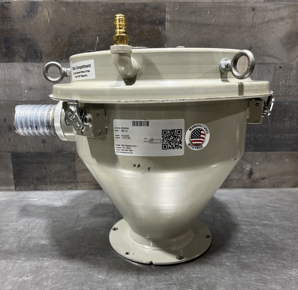 CONAIR material Hopper Model:DB 12. Used Surplus.