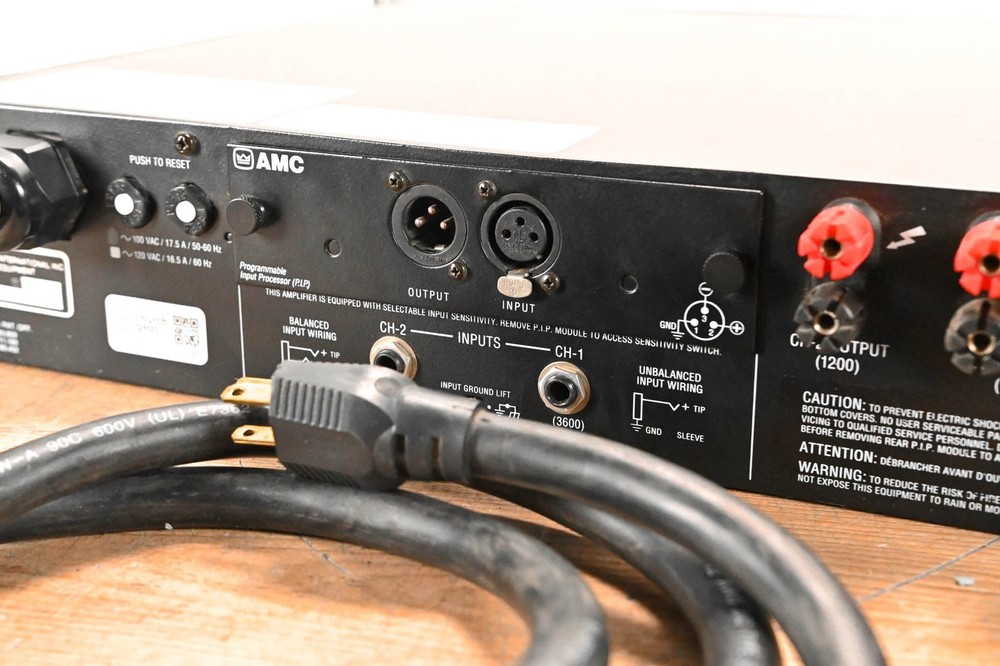 Crown Macro-Tech 36x12 2-Channel Power Amplifier CG01VRZ