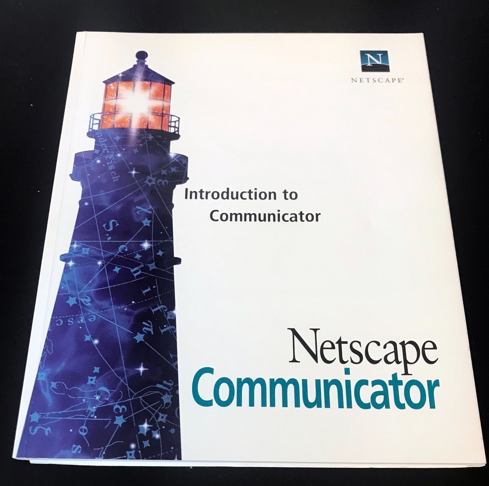 Vintage Netscape Communicator Internet Access Edition Version 4