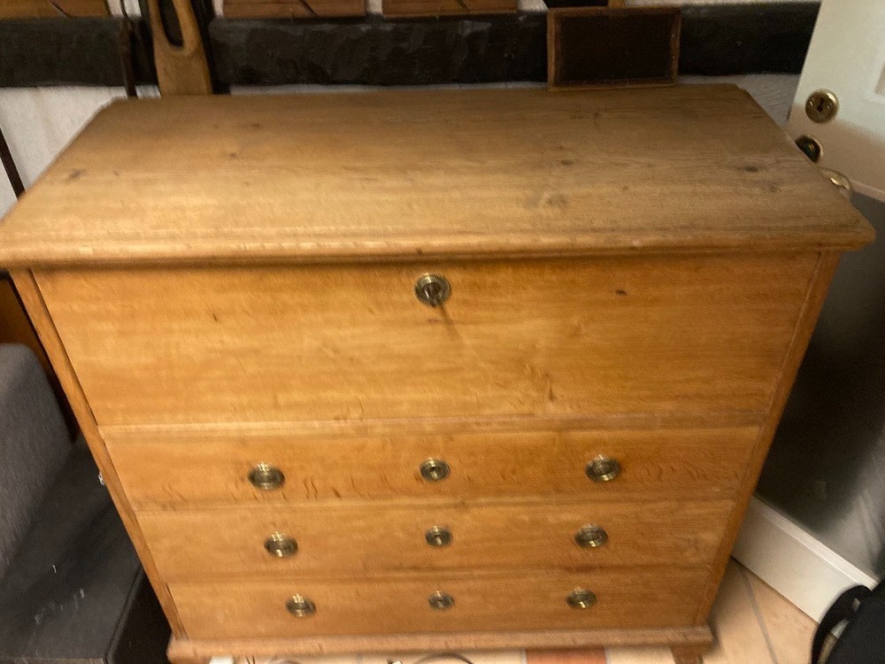 antique drop front secretary desk