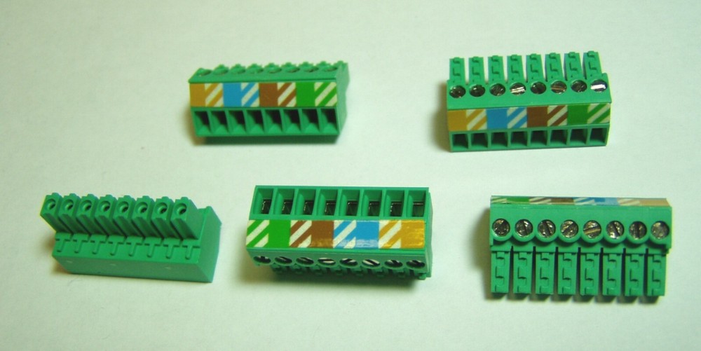 (10) DMC1QCS Quick Connectors Green for DMC1 Intercom M&S