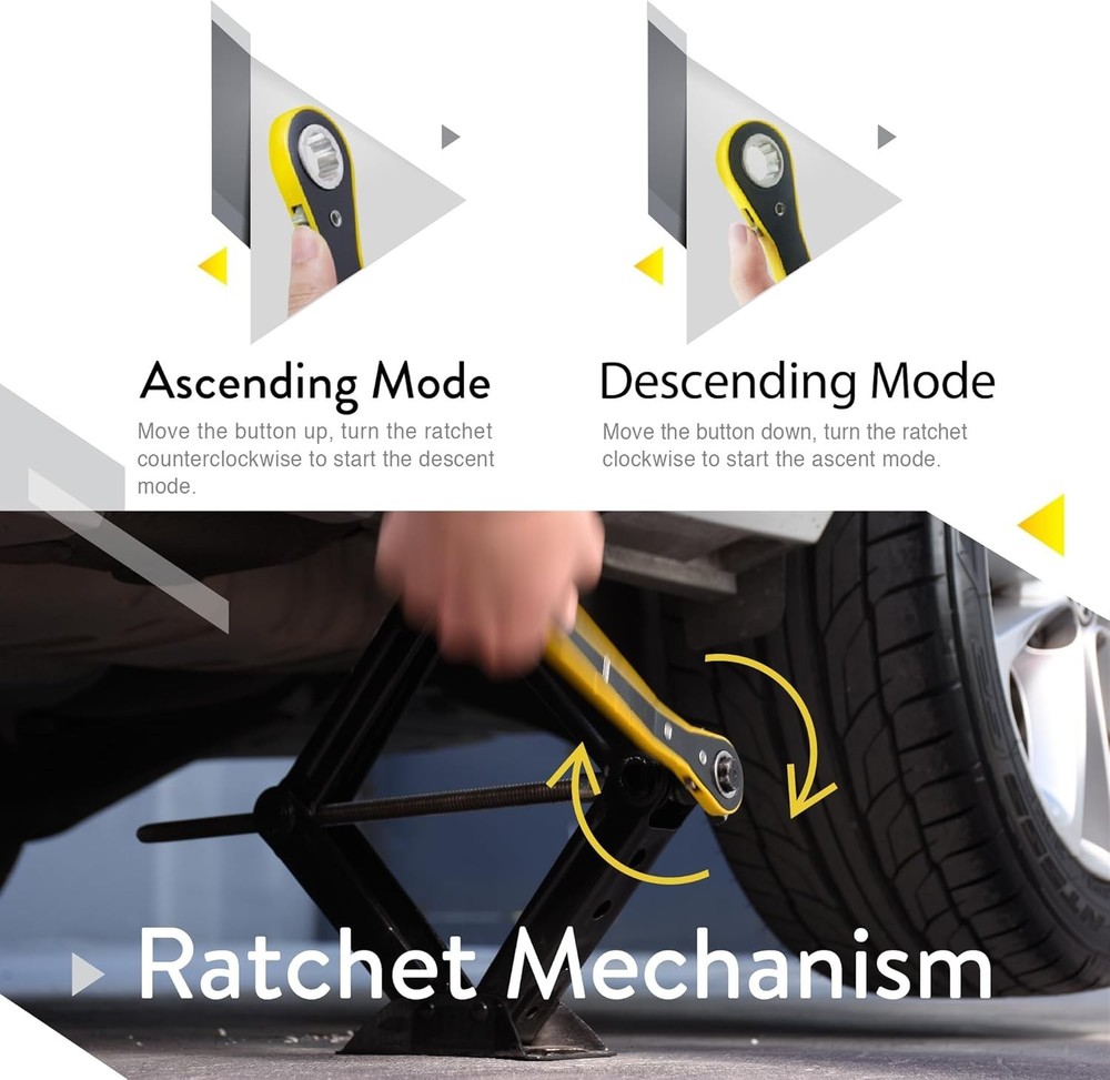 Car Jack Kit - Portable Black