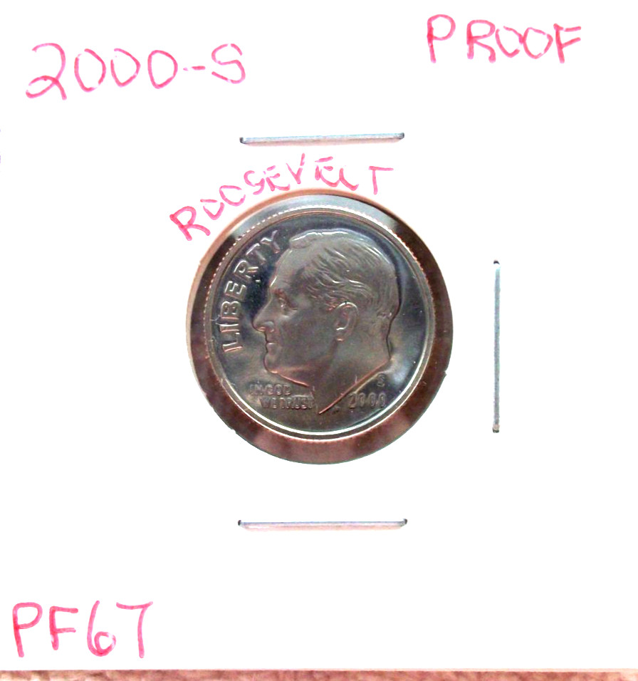 2000 SAN FRANCISCO PROOF ROOSEVELT DIME
