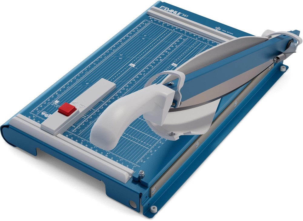 561 Premium Guillotine Trimmer, 14" Cut Length, 35 Sheet Capacity, Self-Sharp...