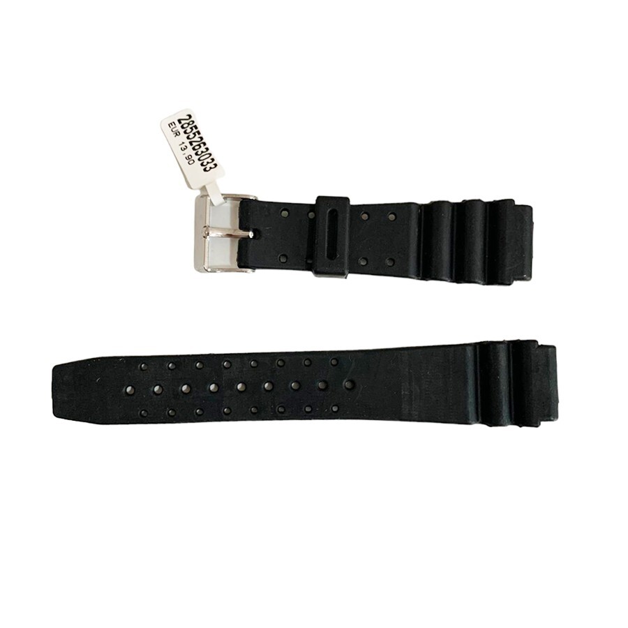 Rubber diver watch strap 22/25 mm